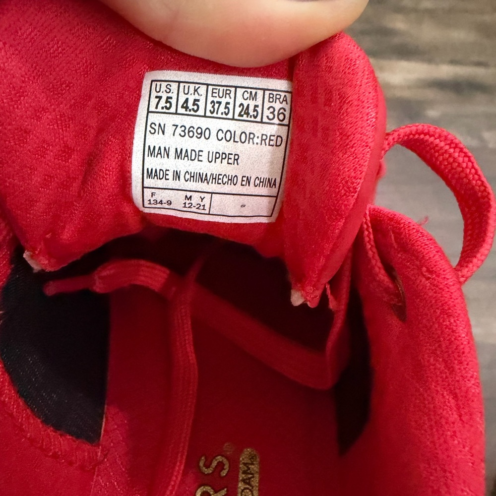 Skechers Women's Bold Red Sneakers - Picture 6 of 7